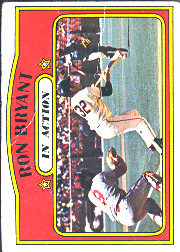 1972 Topps Baseball Cards      186     Ron Bryant IA